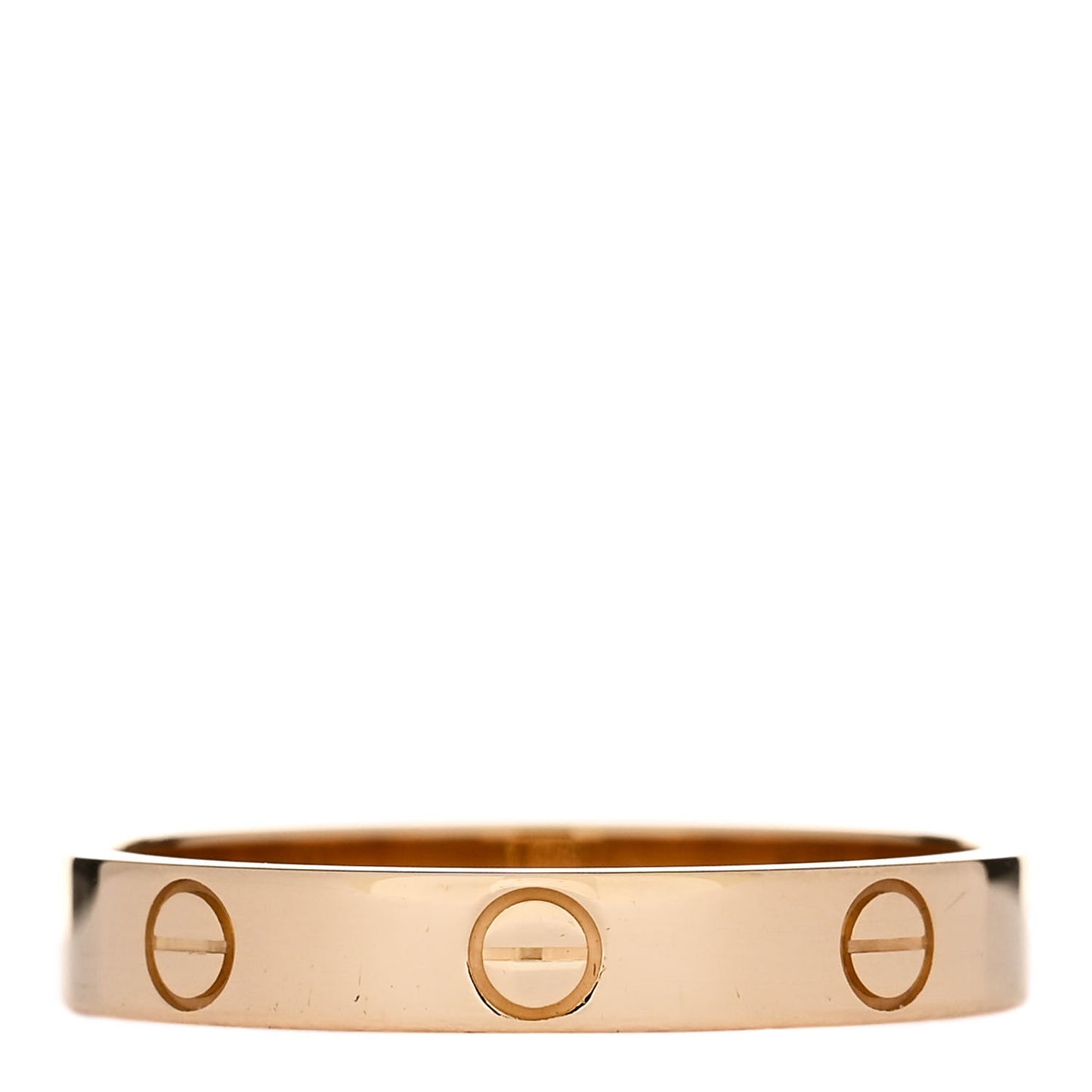 18K Yellow Gold 3.5mm LOVE Wedding Band Ring 61 9.5