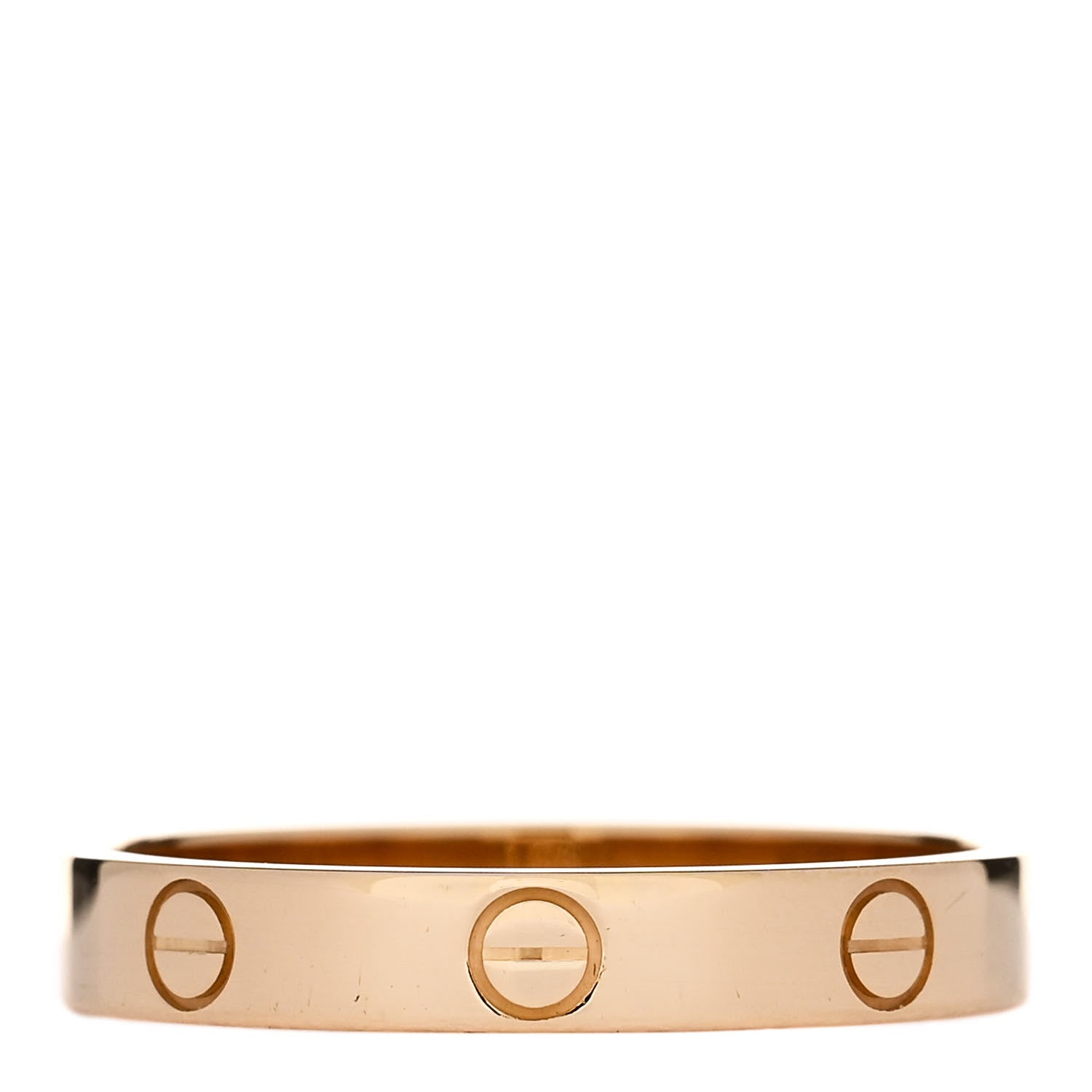 Cartier 18K Yellow Gold 3.5mm LOVE Wedding Band Ring 61 9.5 3 of 5