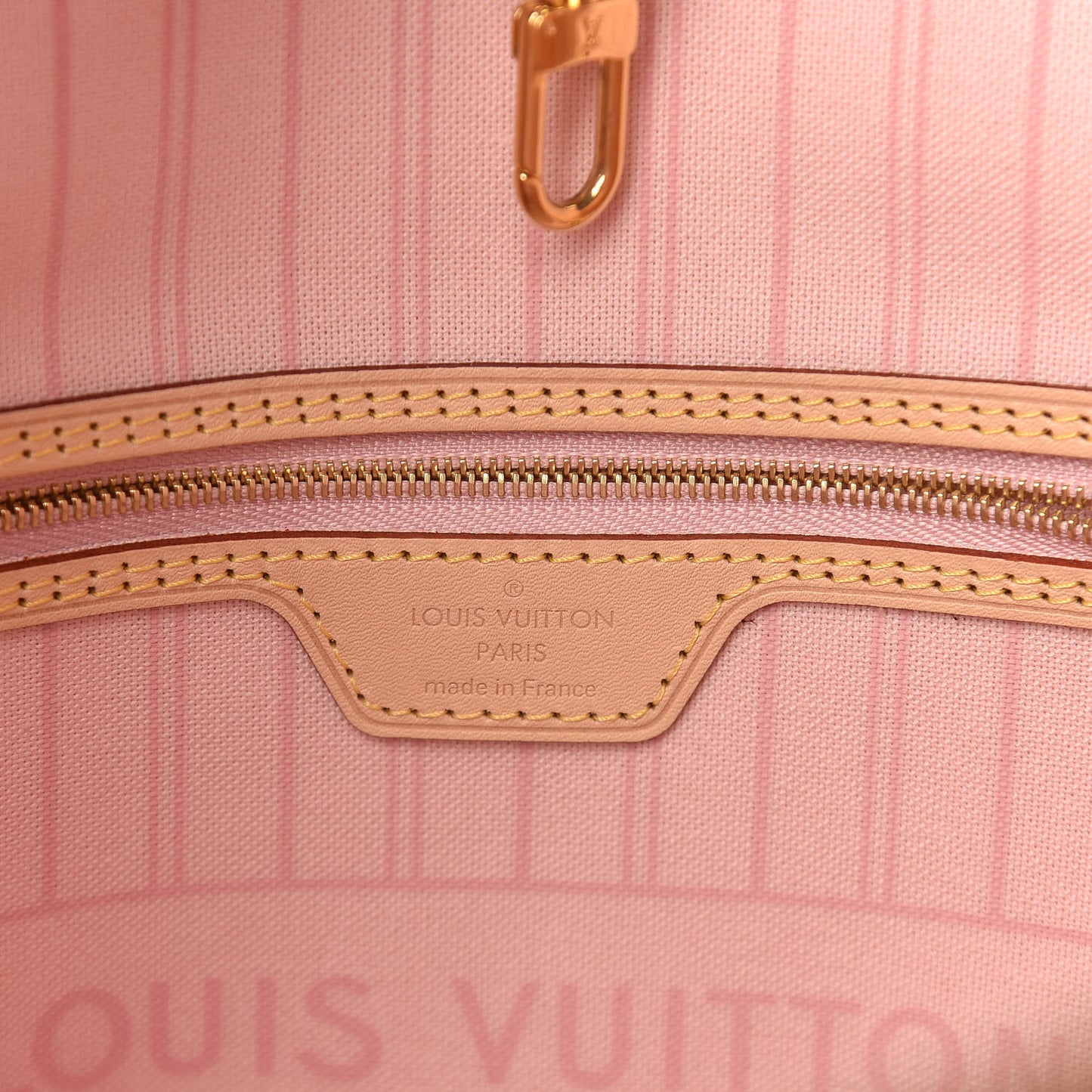 Damier Azur Neo Neverfull MM Rose Ballerine