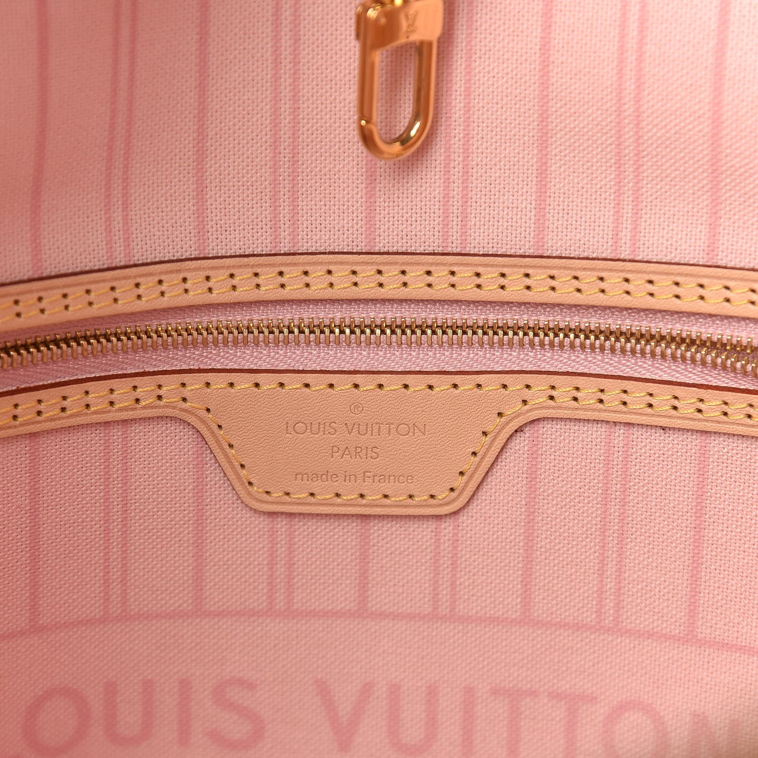 Louis Vuitton Damier Azur Neo Neverfull MM Rose Ballerine 8 of 10