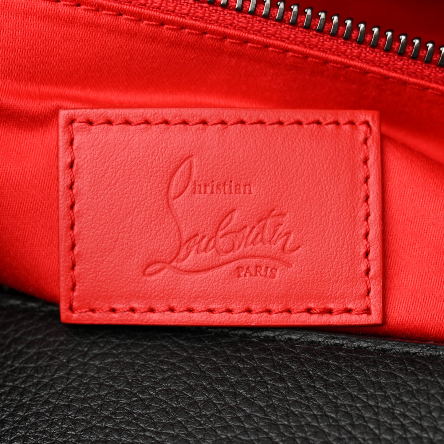 Calfskin Sneakender Studded Duffle Bag Black
