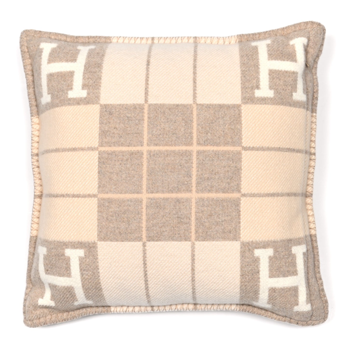 Wool Cashmere Avalon III Pillow PM Coco Camomille