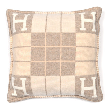 Hermes Wool Cashmere Avalon III Pillow PM Coco Camomille 2 of 3