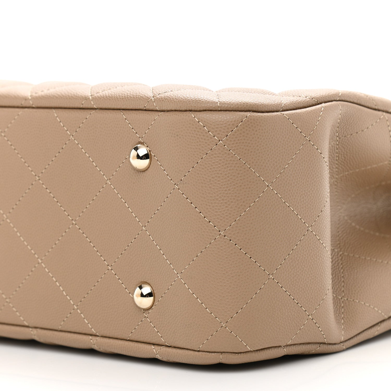Chanel Calfskin Quilted Large Classic Shopping Tote Beige 10 of 10