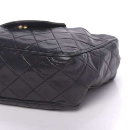 Chanel Lambskin Quilted CC Tassel Camera Bag Navy Blue 11 of 12