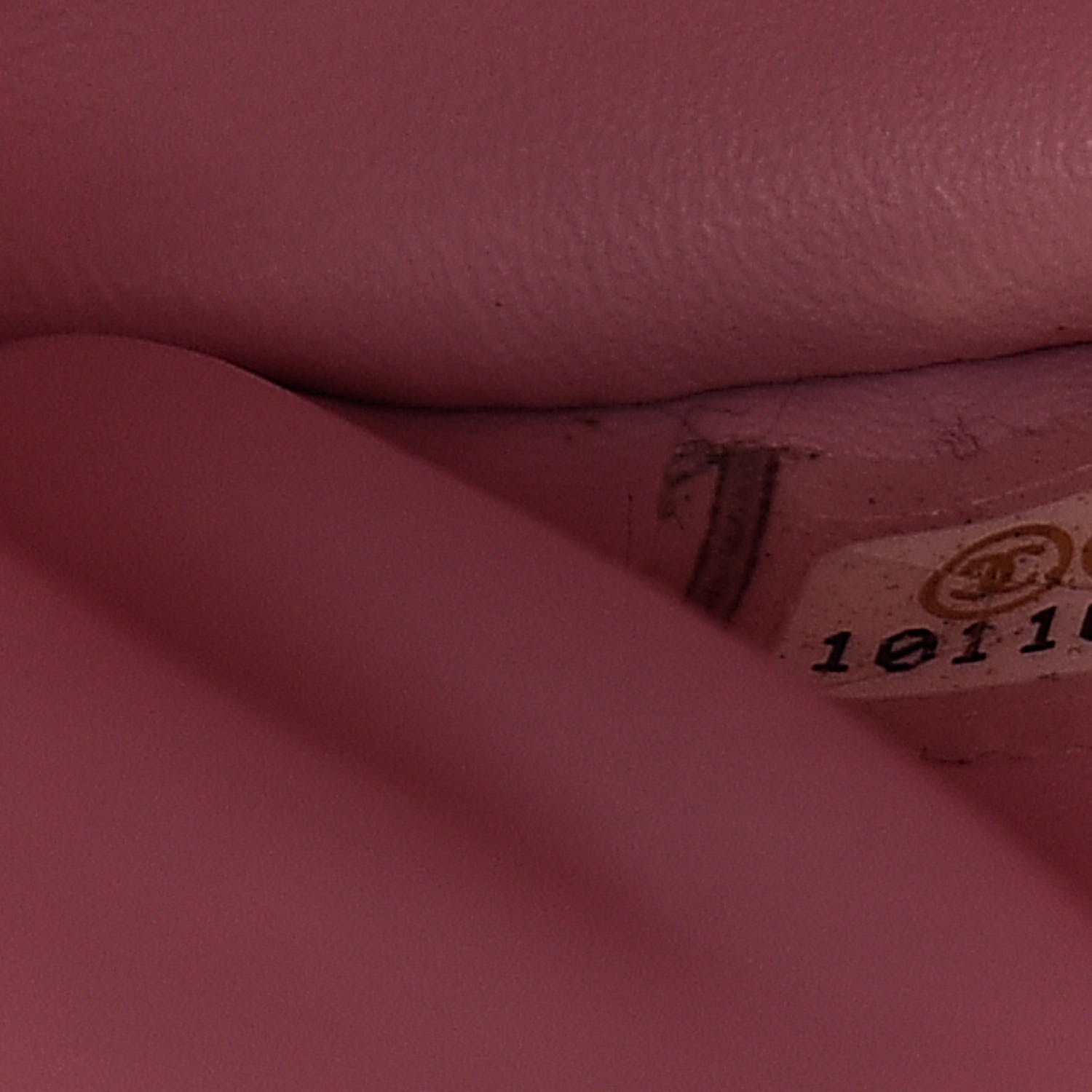 Chanel Terry Cotton Canvas Printed Large CC Tote Pale Pink 7 of 14