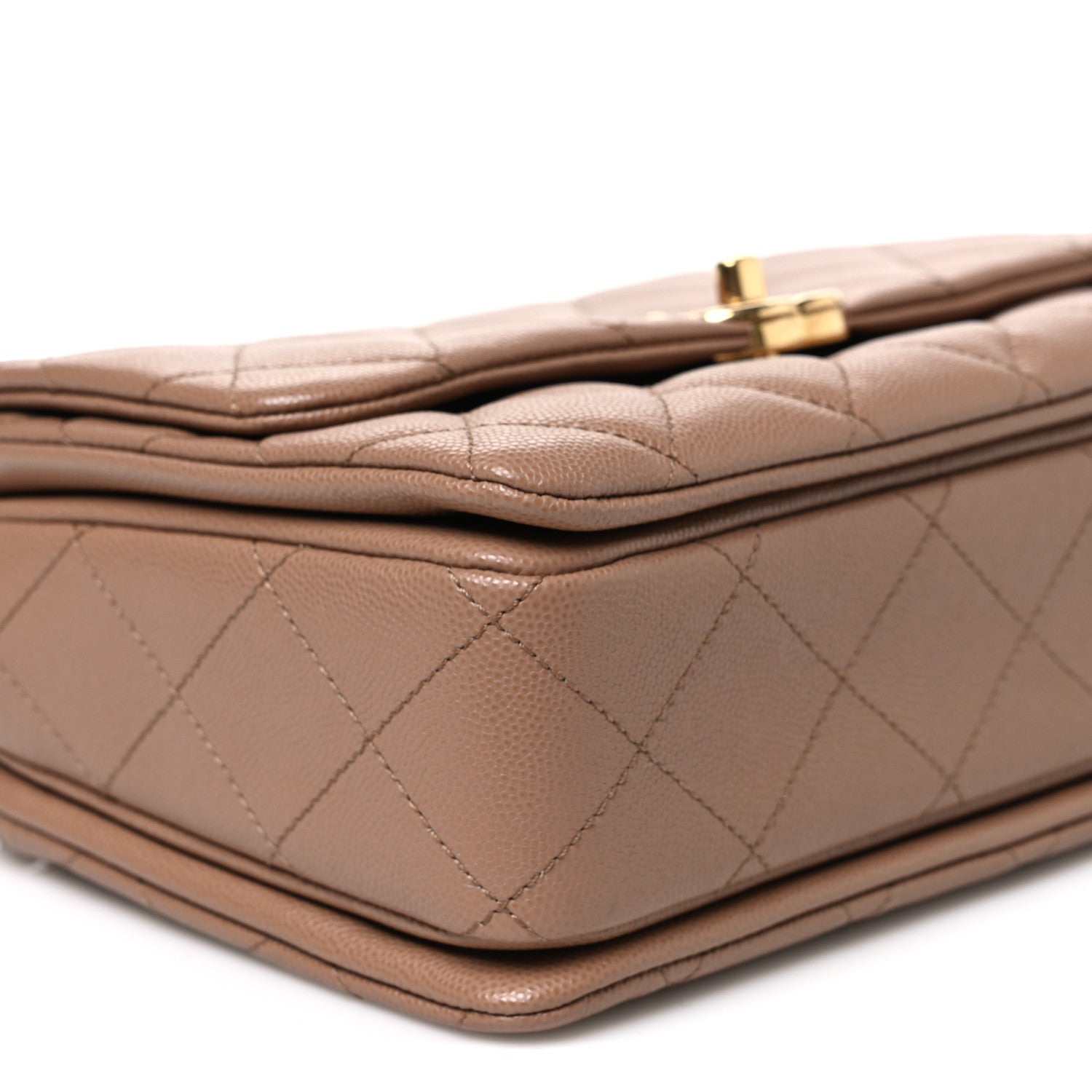 Chanel Caviar Quilted Coco First Flap Beige 8 of 10