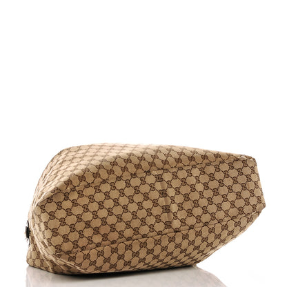 Gucci Monogram Large Horsebit Chain Hobo Dark Brown 4 of 7
