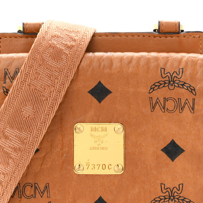 MCM Visetos Crossbody Phone Case Cognac 8 of 11