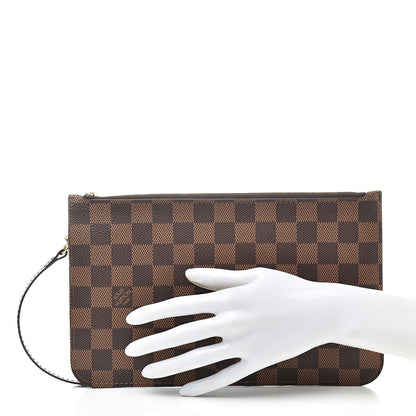 Louis Vuitton Damier Ebene Neverfull MM GM Pochette 2 of 11