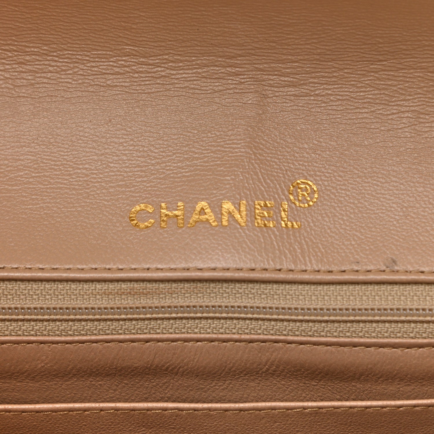 Chanel Lambskin Quilted Medium Single Flap Beige 5 of 14