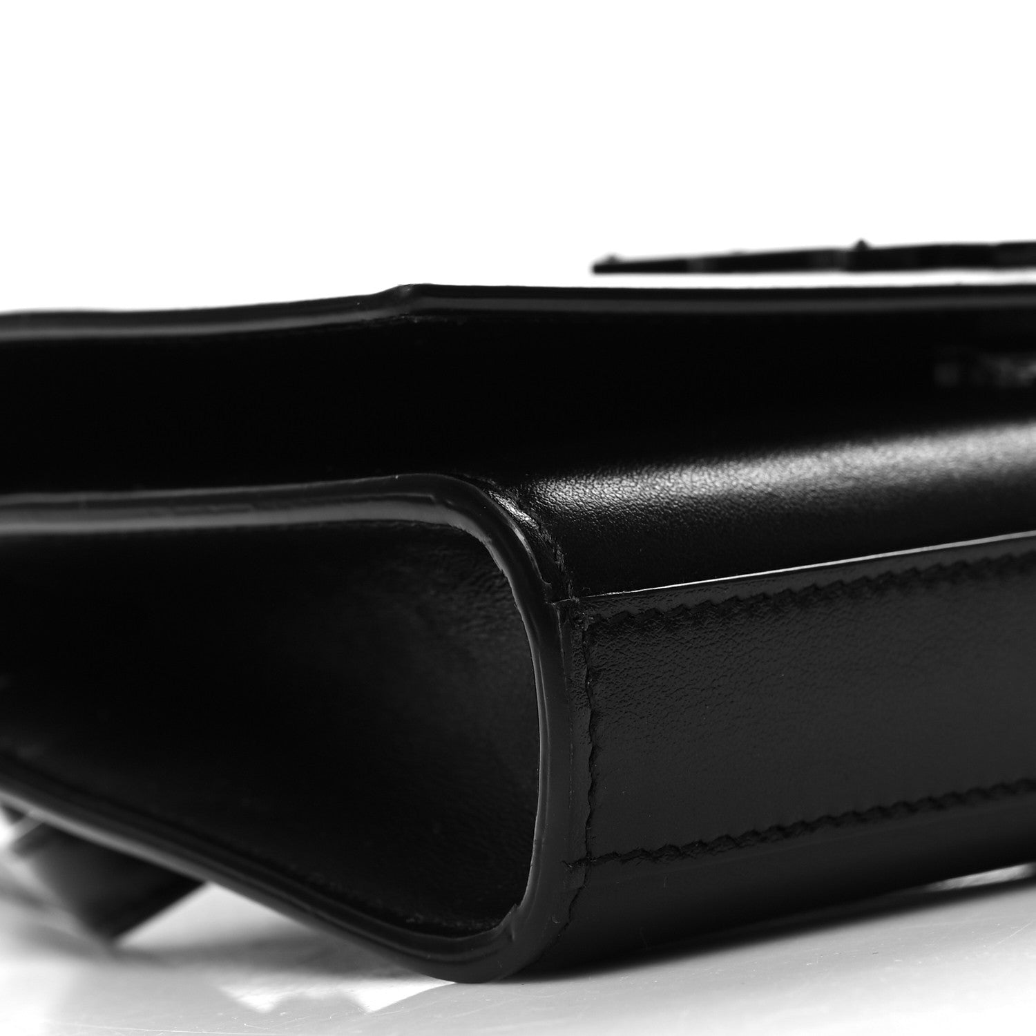Saint Laurent Smooth Calfskin Monogram Kate Belt Bag Black 8 of 9