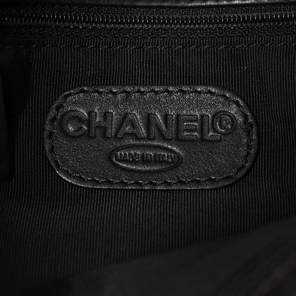 Chanel Lambskin CC Tassel Shoulder Flap Bag Black 6 of 10