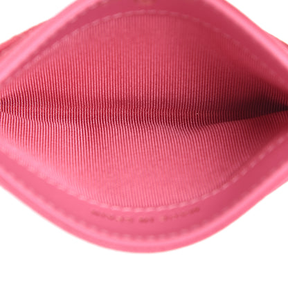 Chanel Caviar Quilted Card Holder Pink 5 of 9