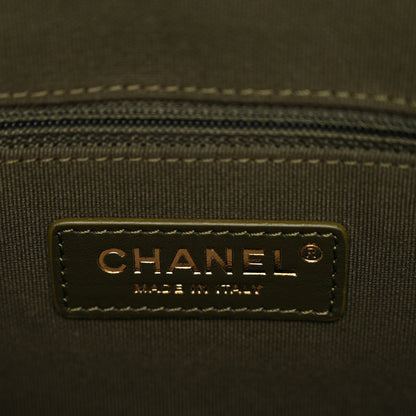 Chanel Calfskin Quilted Coco Mellow Hobo Khaki 6 of 11