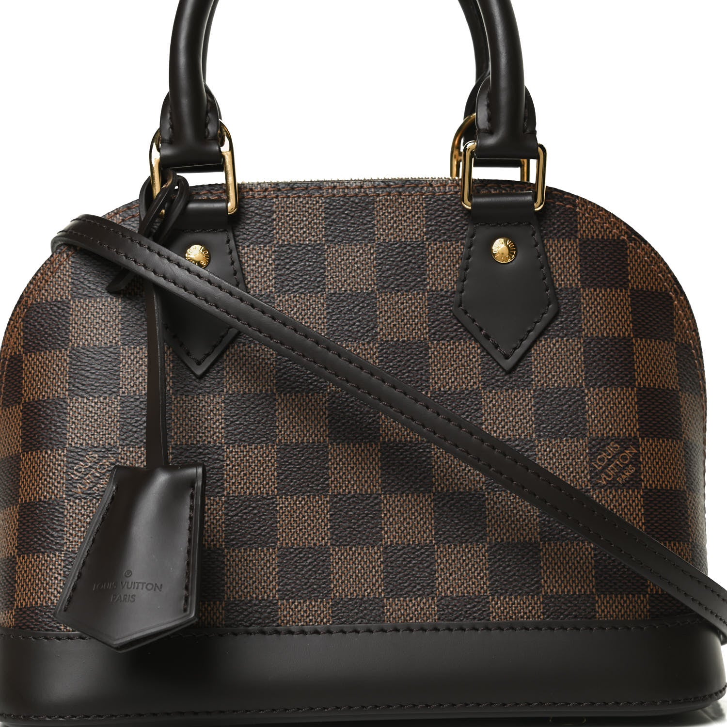 Louis Vuitton Damier Ebene Alma BB 8 of 12