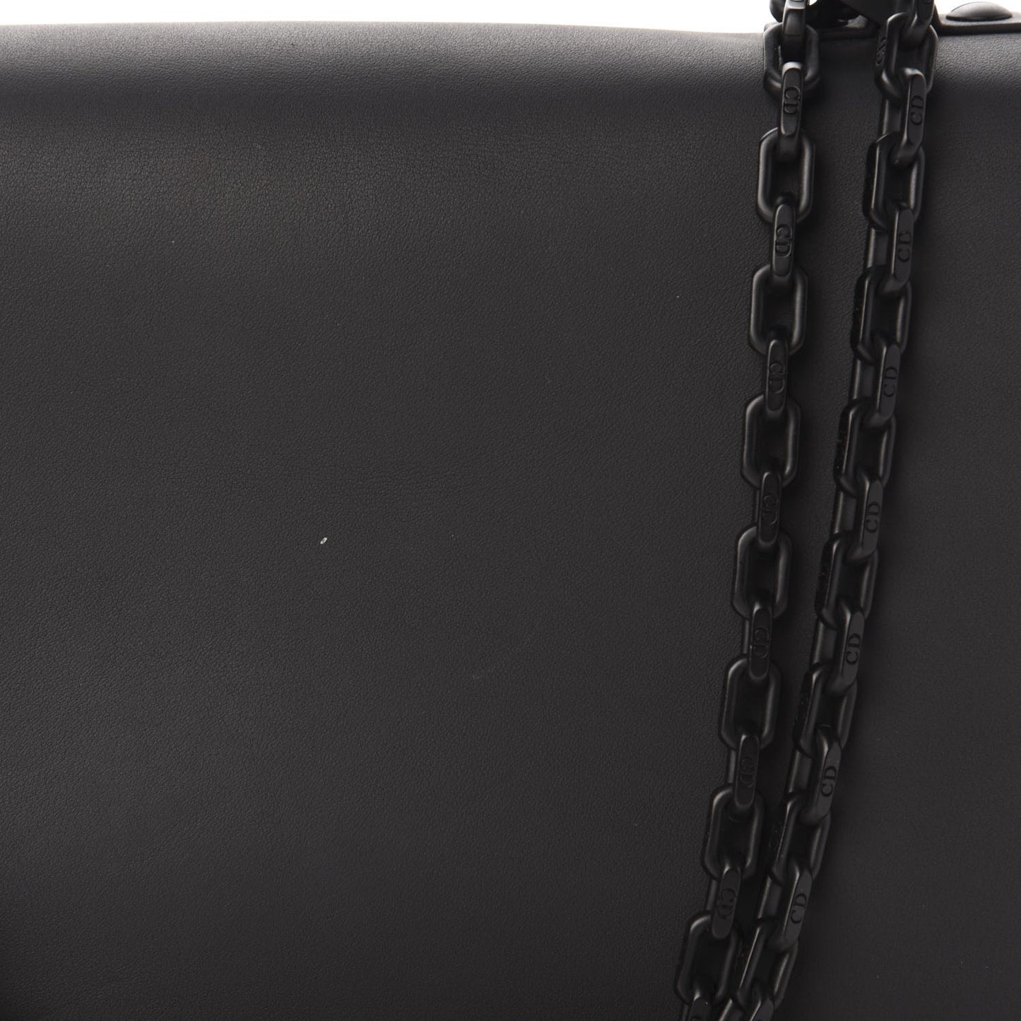 Calfskin J'Adior Chain Flap Bag Black