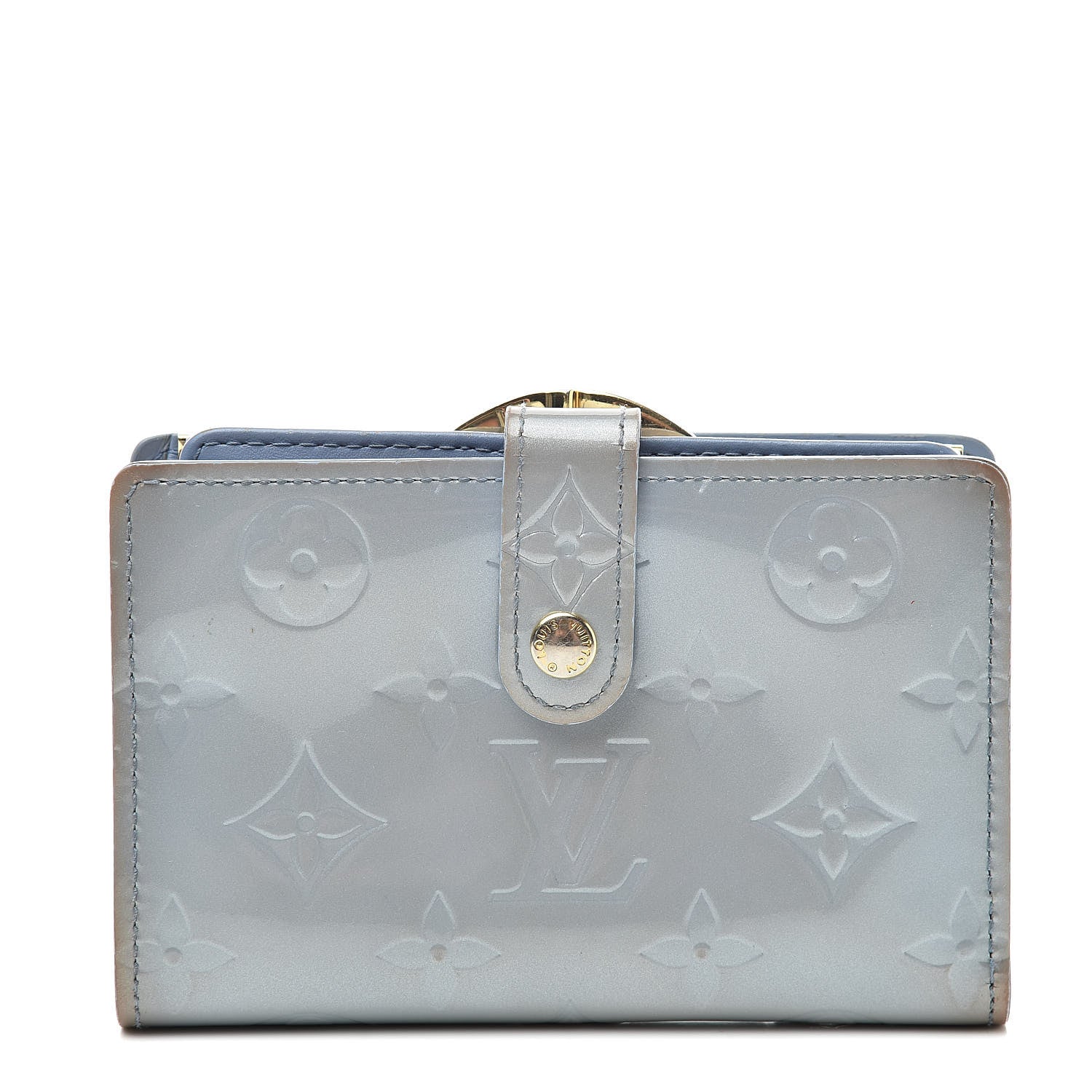Louis Vuitton Vernis French Purse Wallet Baby Blue 1 of 15