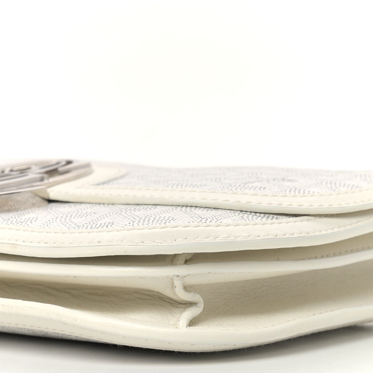 Goyardine 233 PM Shoulder Bag White
