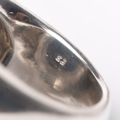 David Yurman Sterling Silver Diamond Black Onyx 14mm Albion Statement Ring 51 5.75 7 of 7