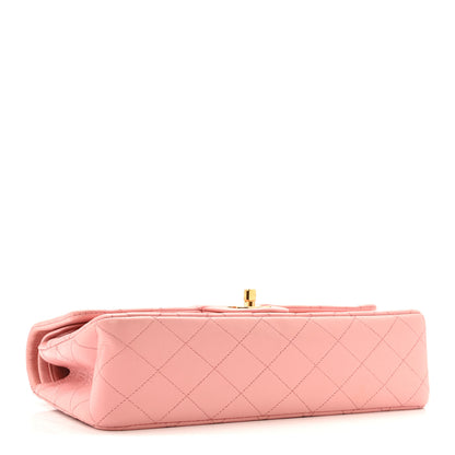 Chanel Lambskin Quilted Medium Double Flap Light Pink 4 of 16