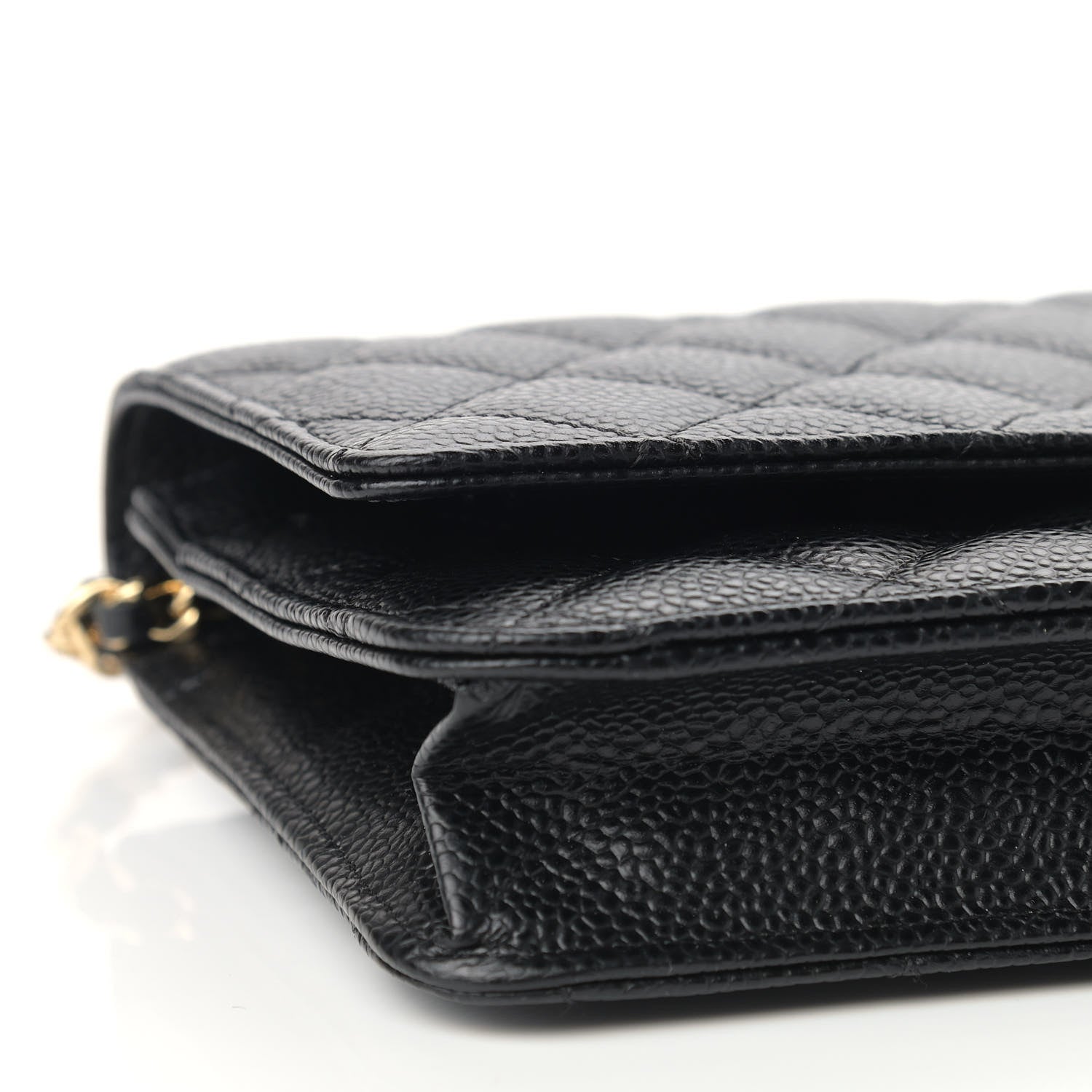 Chanel Caviar Quilted Wallet On Chain WOC Black 10 of 11