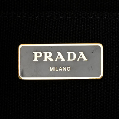 Prada Canapa Logo Tote Black 6 of 9