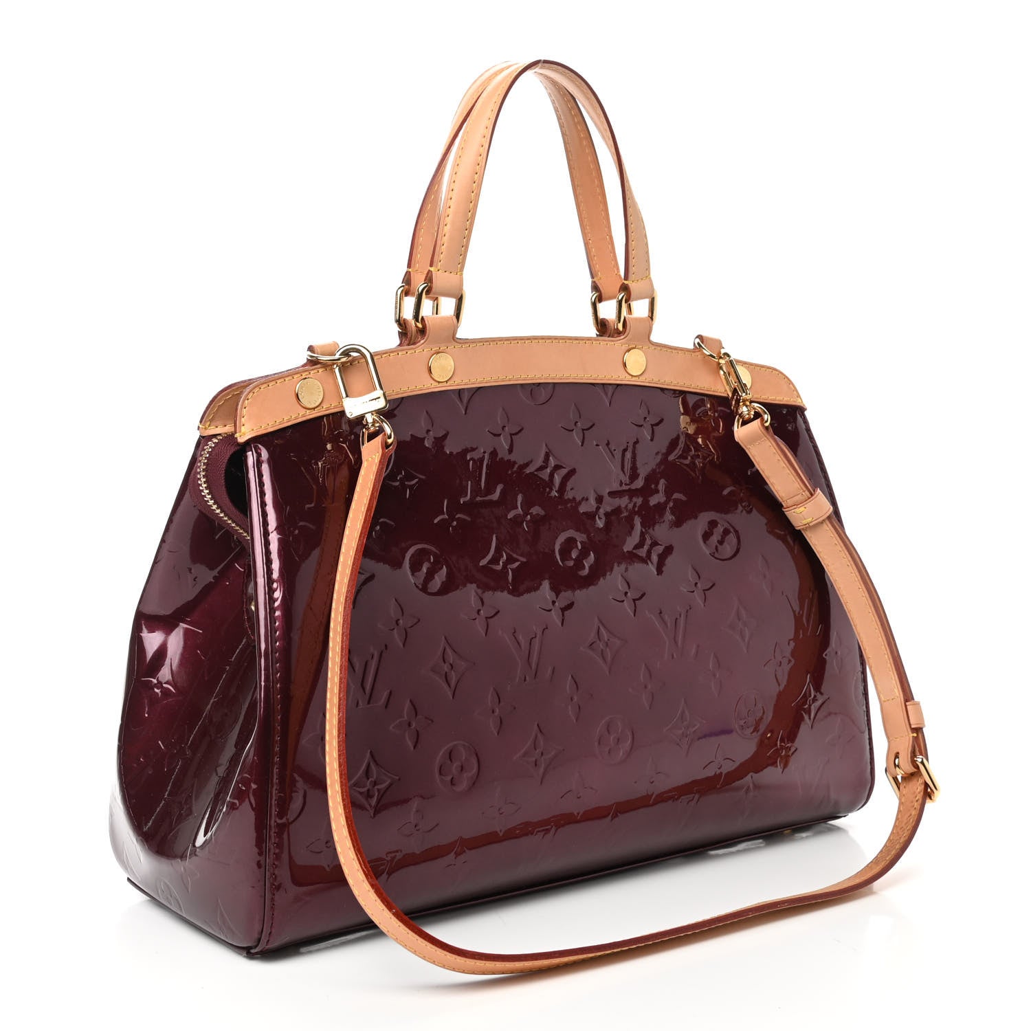 Louis Vuitton Vernis Brea MM Rouge Fauviste 2 of 4