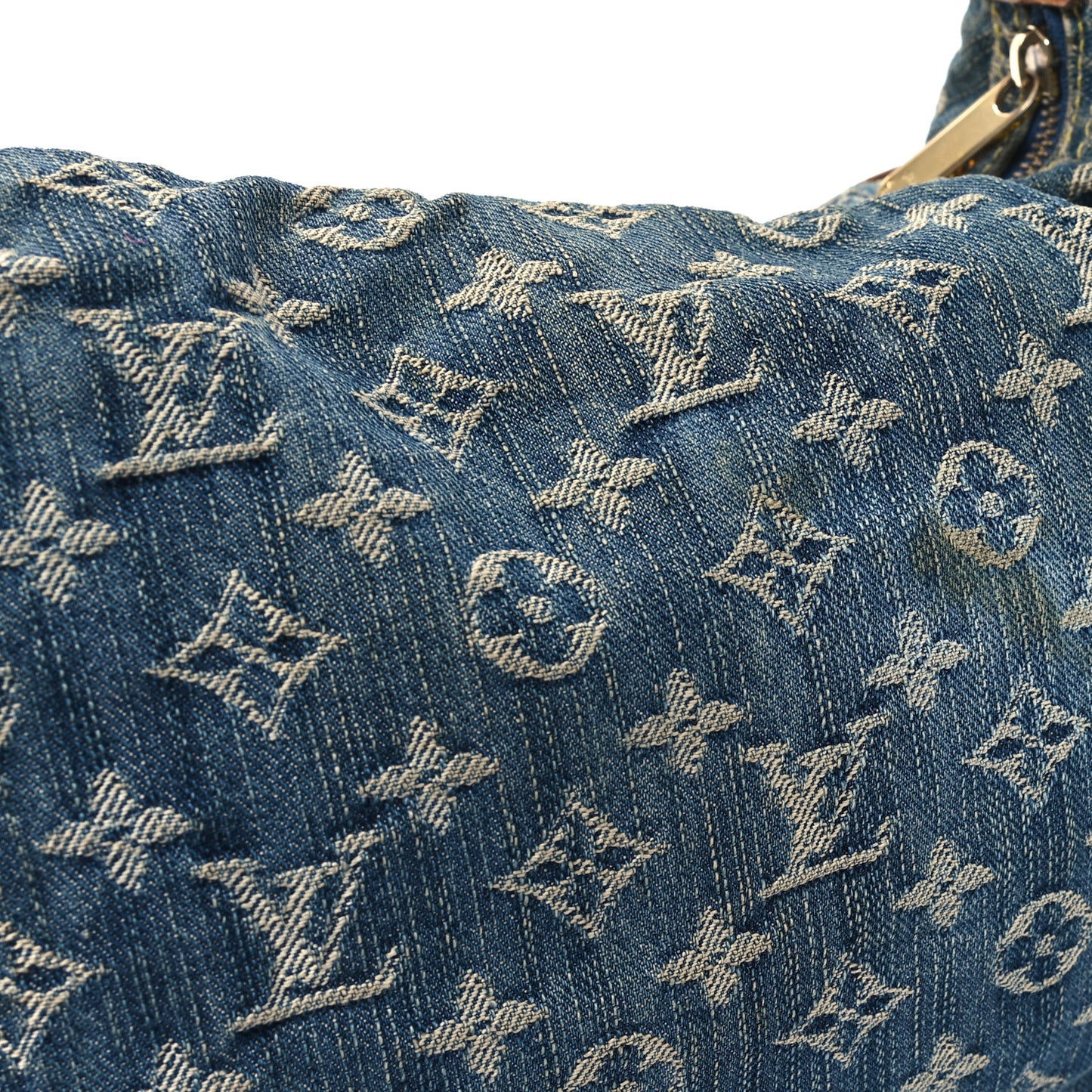 Monogram Denim Baggy PM Blue