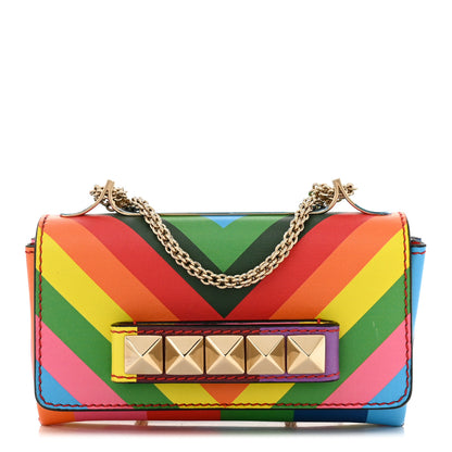 Valentino Garavani Vitello 1973 Mini Va Va Voom Chain Shoulder Bag Multicolor 1 of 10