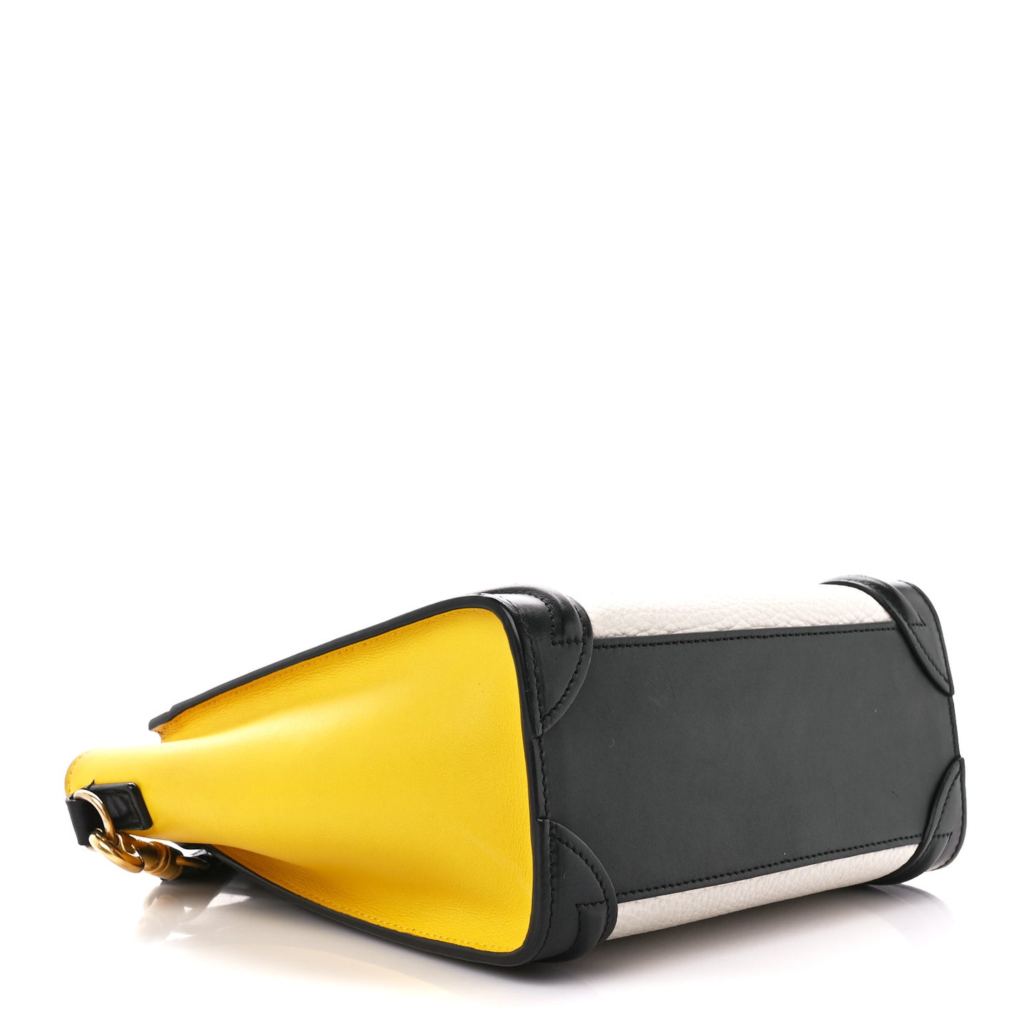 Bullhide Calfskin Nano Tri-Color Luggage Amber