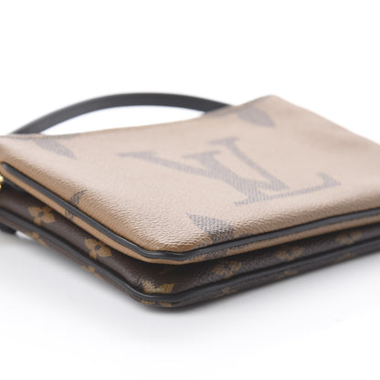 Louis Vuitton Reverse Monogram Giant Double Zip Pochette 6 of 8
