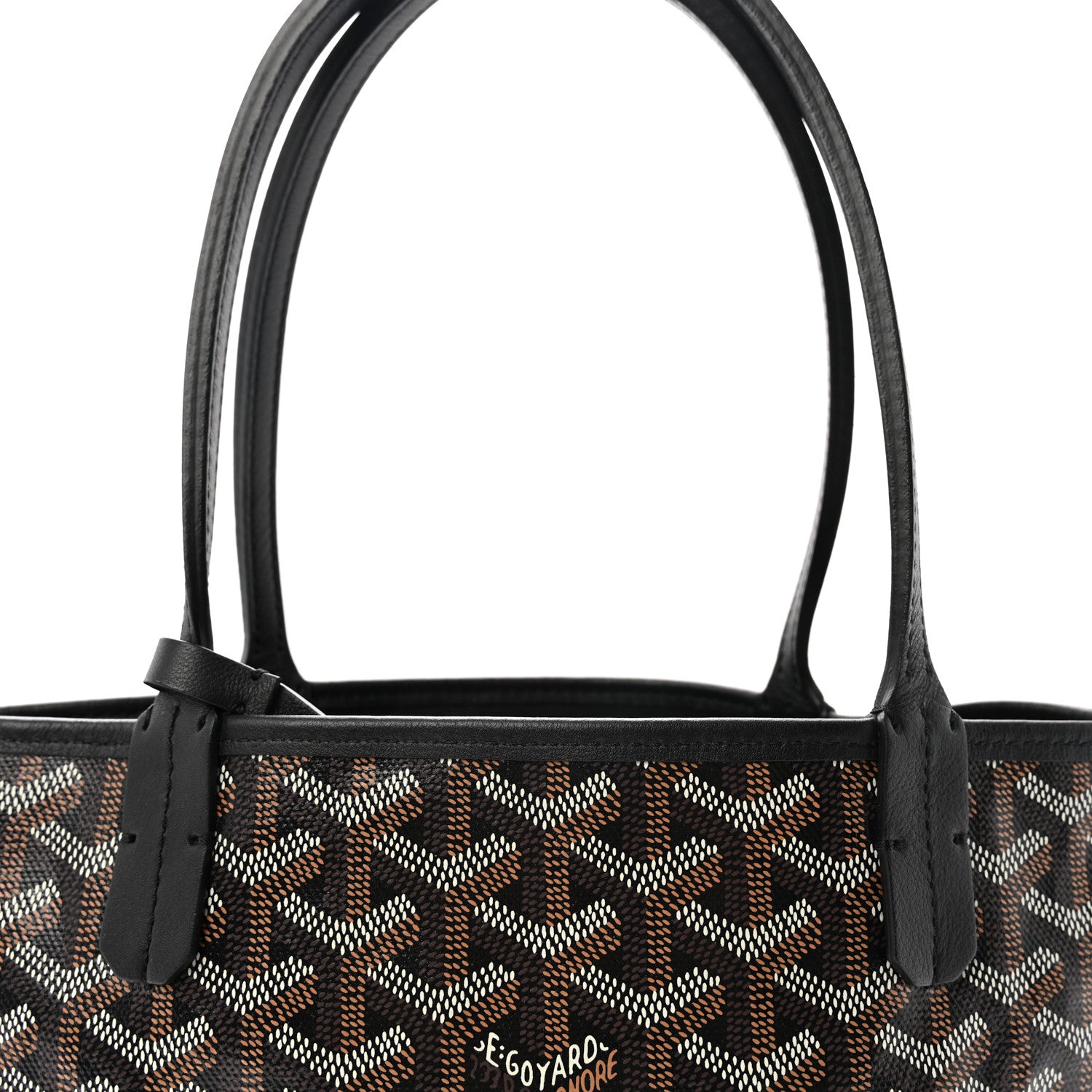 Goyard Goyardine Reversible Mini Anjou Black 8 of 10