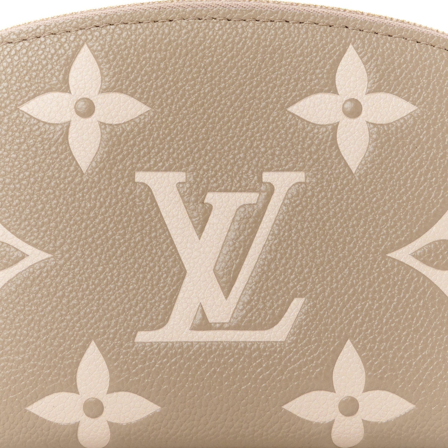 Louis Vuitton Empreinte Monogram Giant Cosmetic Pouch PM Tourterelle Crème 7 of 8
