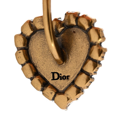 Christian Dior Metal Bee J'Adior Earrings Aged Gold 4 of 5