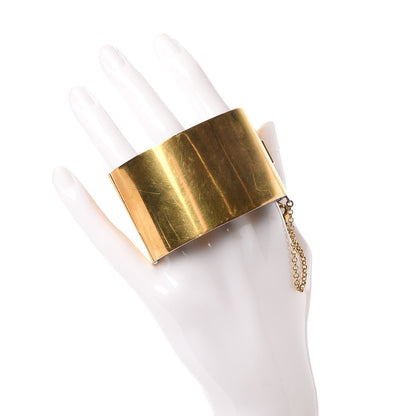 Celine Metal Manchette Cuff Gold 2 of 7