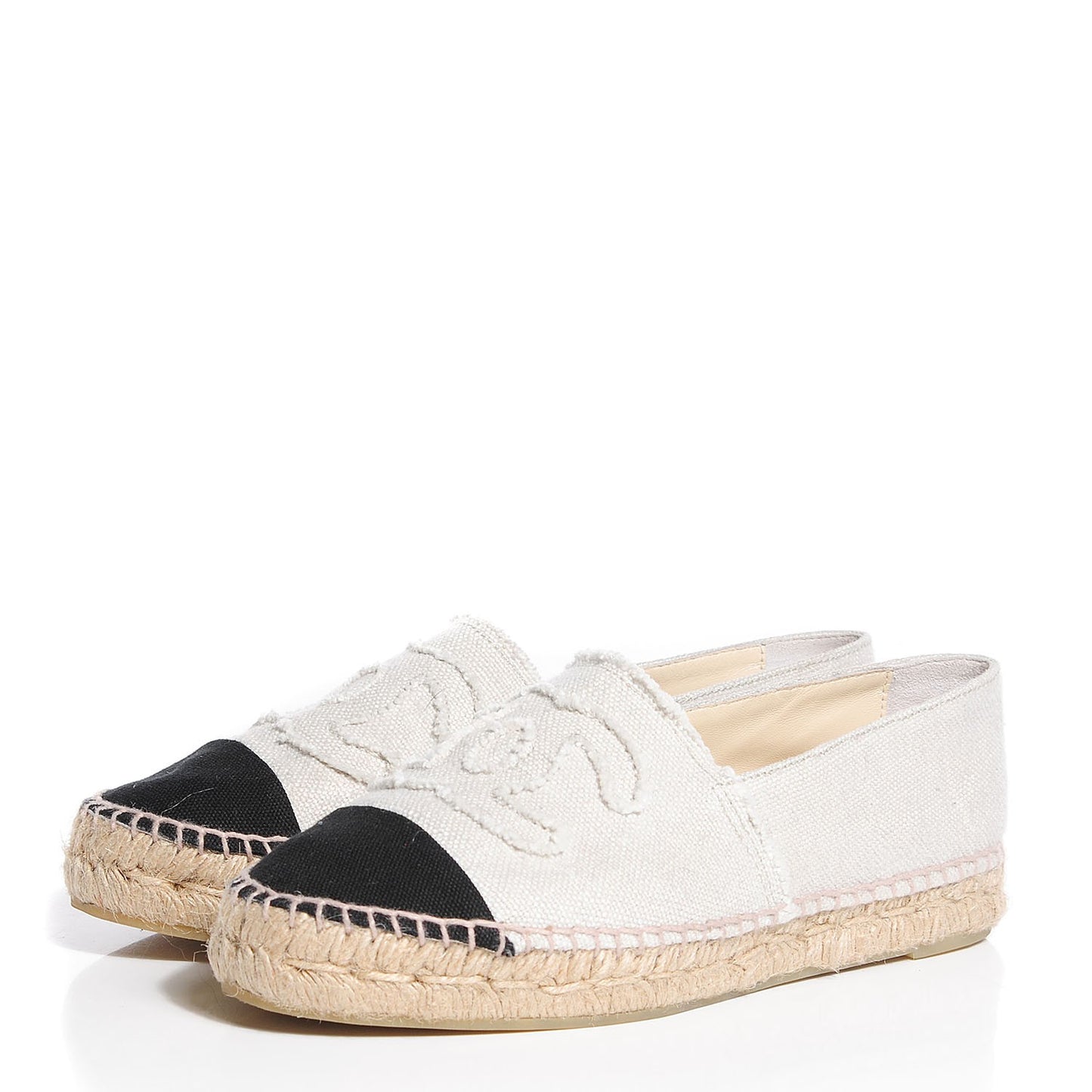 Toile CC Espadrilles 39 Beige Black