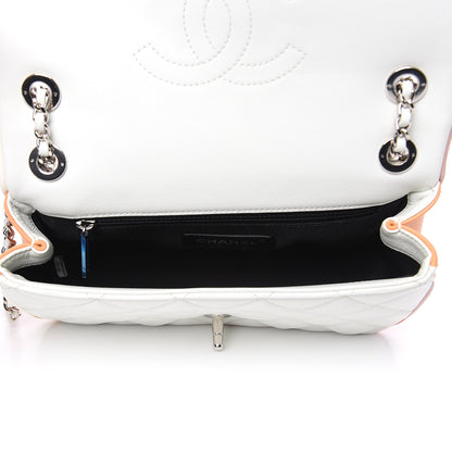 Chanel Lambskin Plexiglass Quilted Small Cuba Color Flap White Multicolor 7 of 12