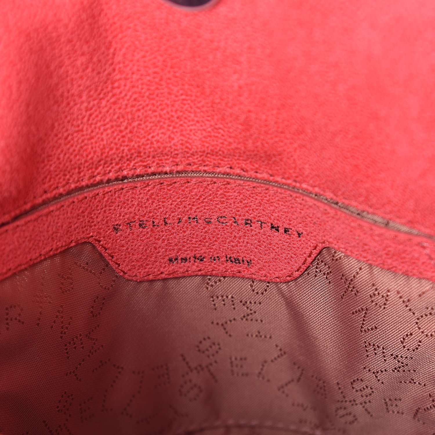 Stella McCartney Shaggy Deer Quilted Mini Falabella Tote Pink Fluo 6 of 9
