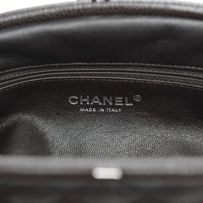 Chanel Caviar Quilted Timeless Clutch Dark Brown 6 of 7