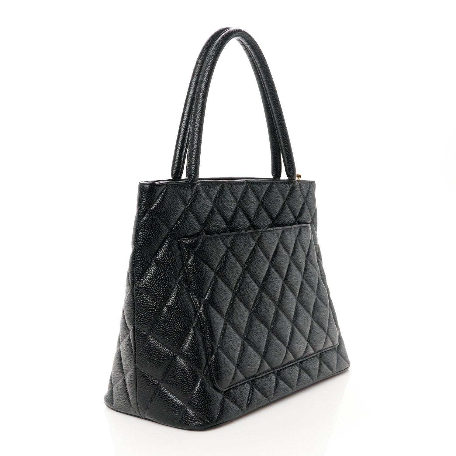 Chanel Caviar Quilted Medallion Tote Black 3 of 11