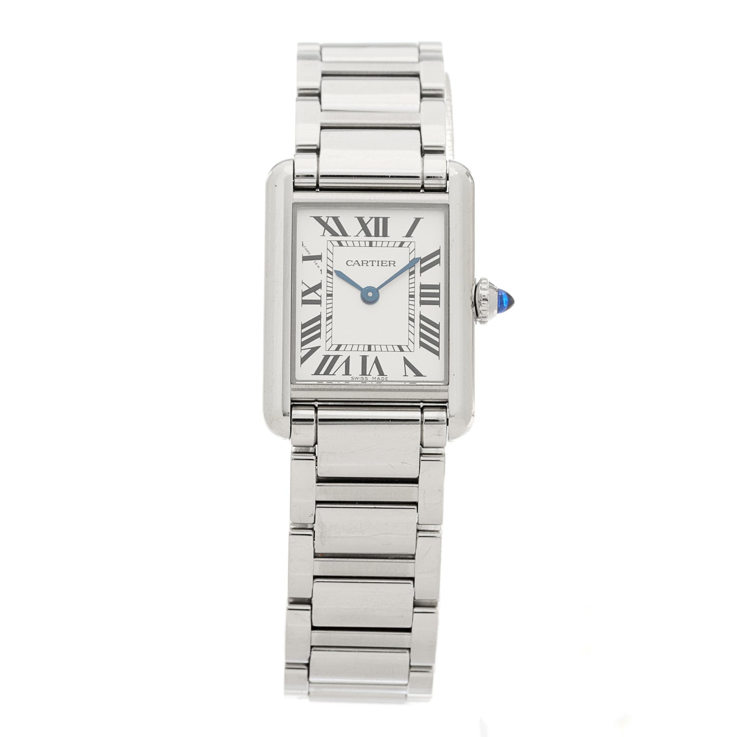 Cartier Stainless Steel 22mm Tank Must Quartz Watch 1 of 5