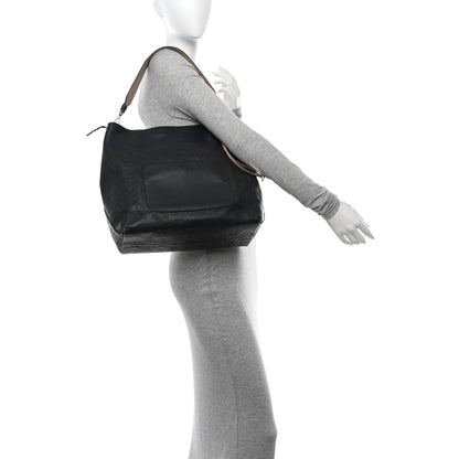 MCM Calfskin Ottomar Large Klara Hobo Black 2 of 12