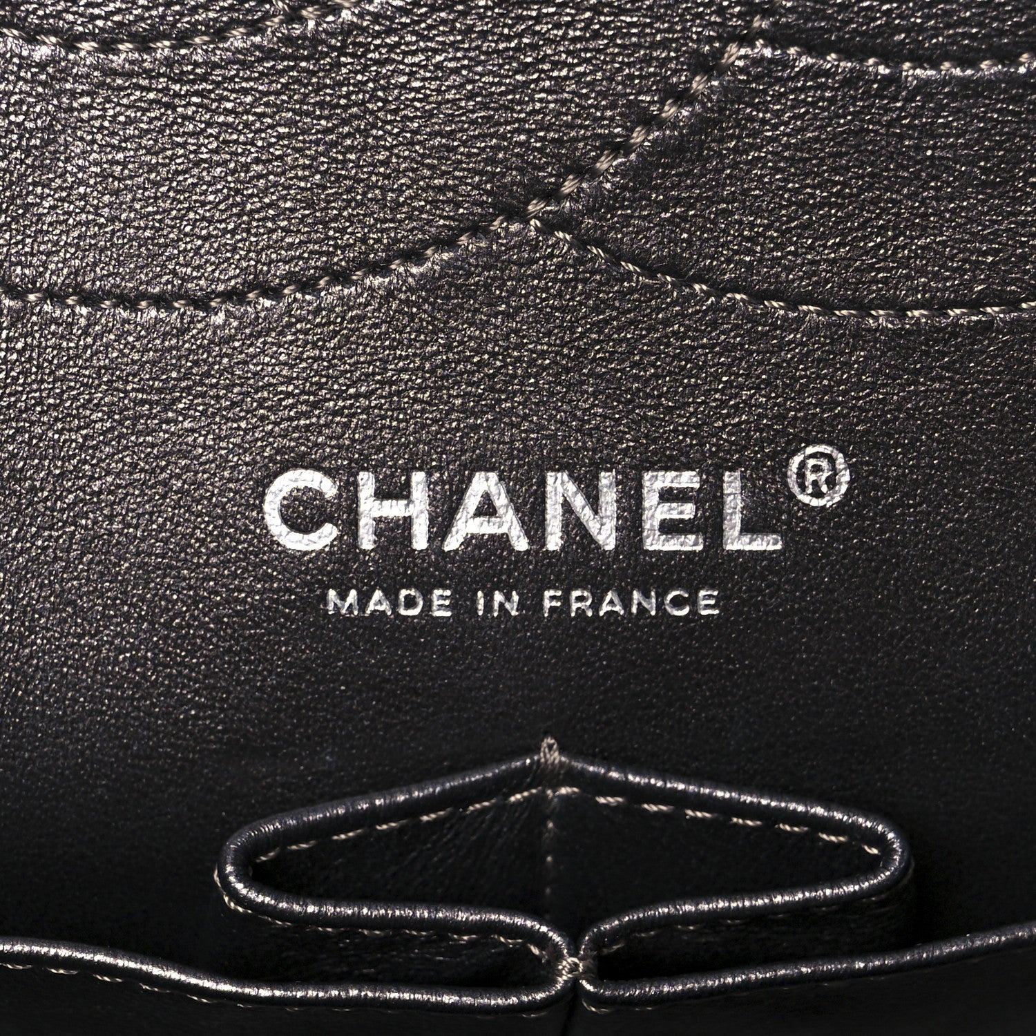 Chanel Metallic Calfskin Striped 2.55 Reissue 227 Silver 6 of 11
