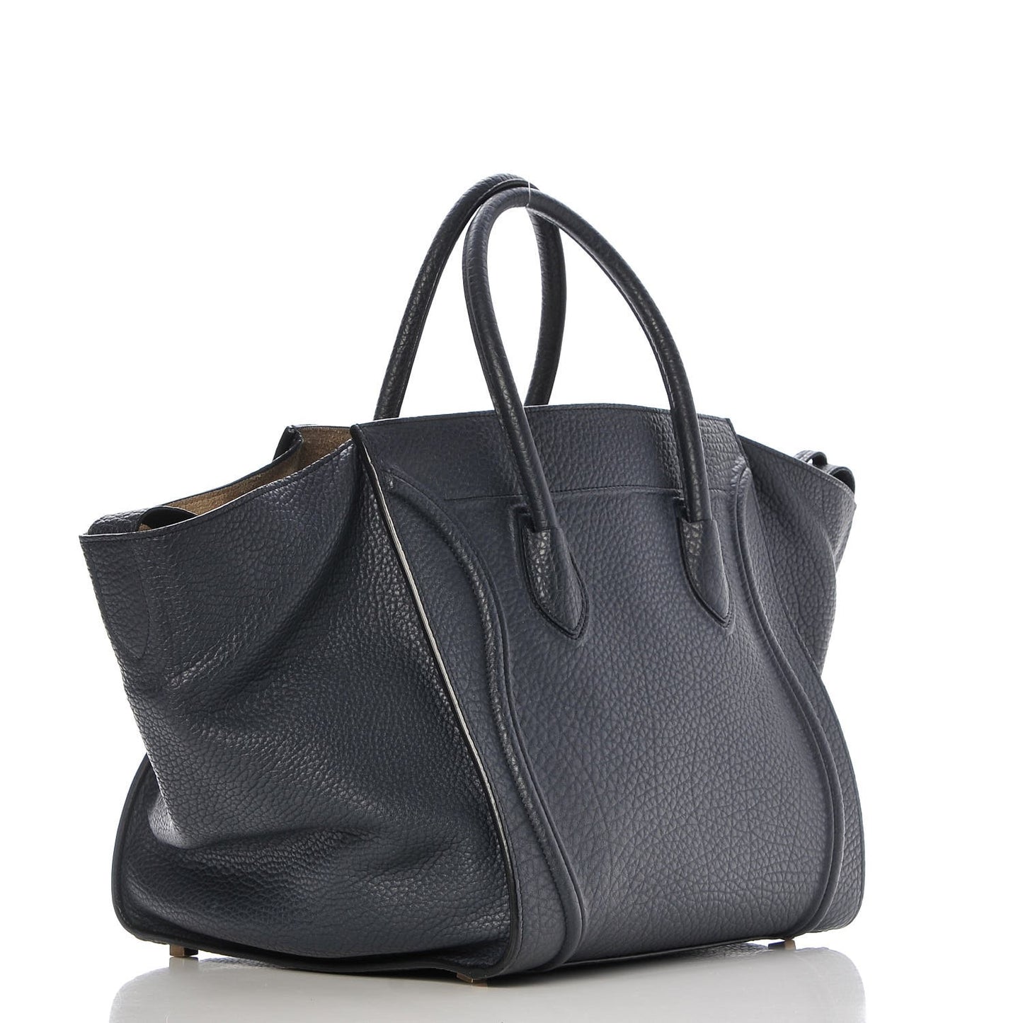 Bullhide Calfskin Medium Phantom Luggage Navy Blue
