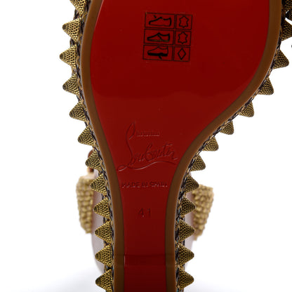 Christian Louboutin Calfskin Cordorella 110 Wedge Sandals 41 Version Cuoio 7 of 8