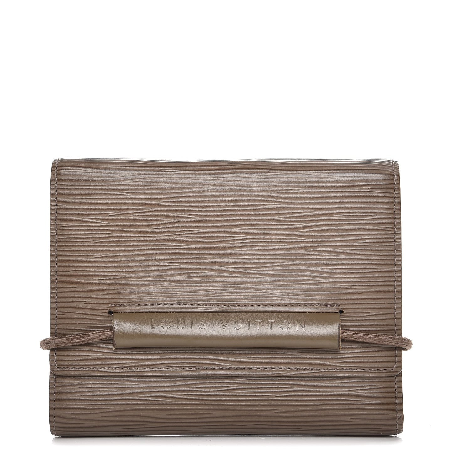 Epi Porte-Monnaie Elastique Wallet Pepper
