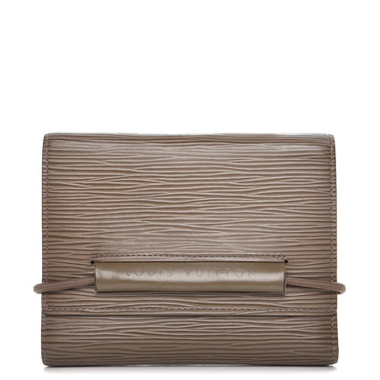 Louis Vuitton Epi Porte-Monnaie Elastique Wallet Pepper 1 of 6