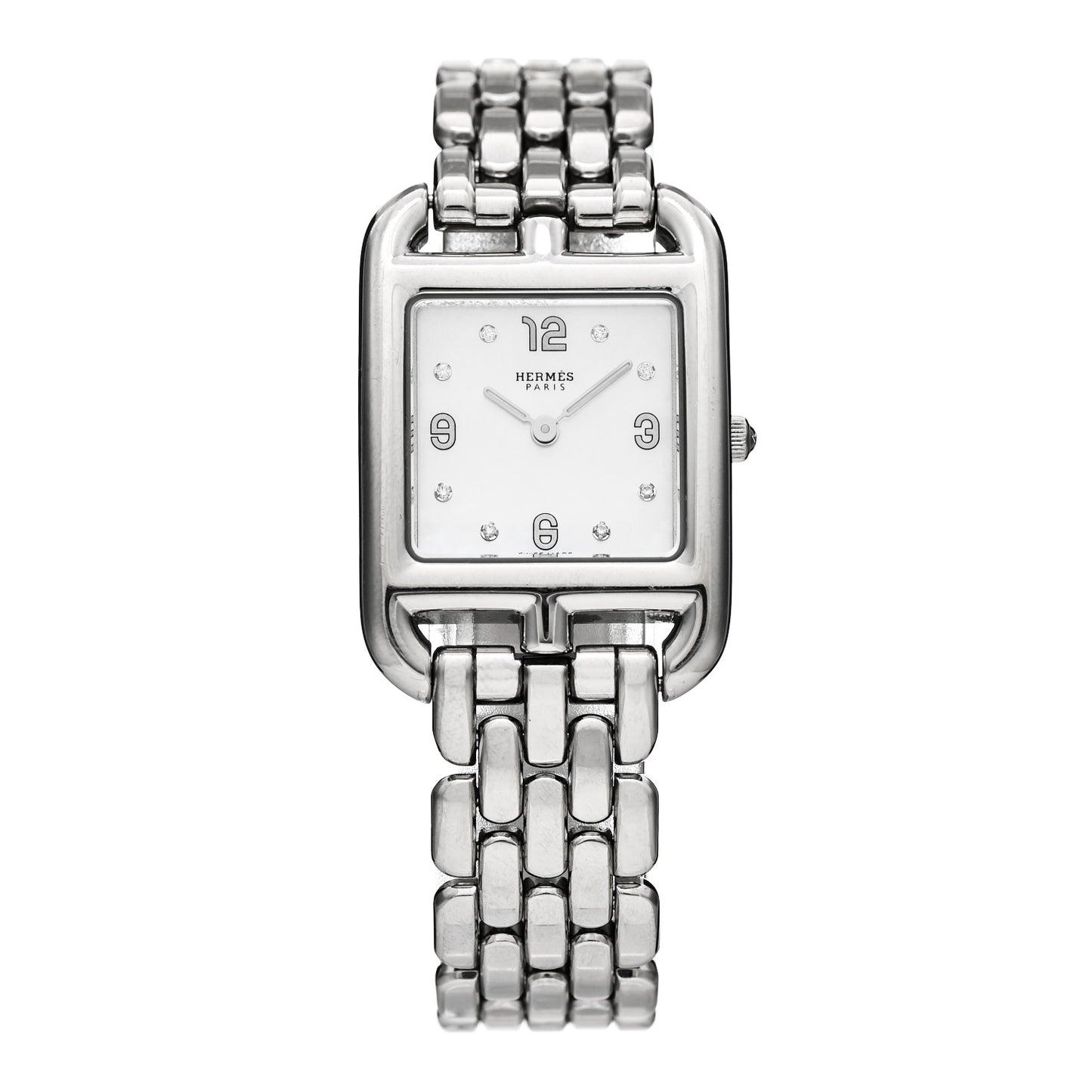 Stainless Steel Diamond Mother of Pearl 23mm Cape Cod Quartz Watch