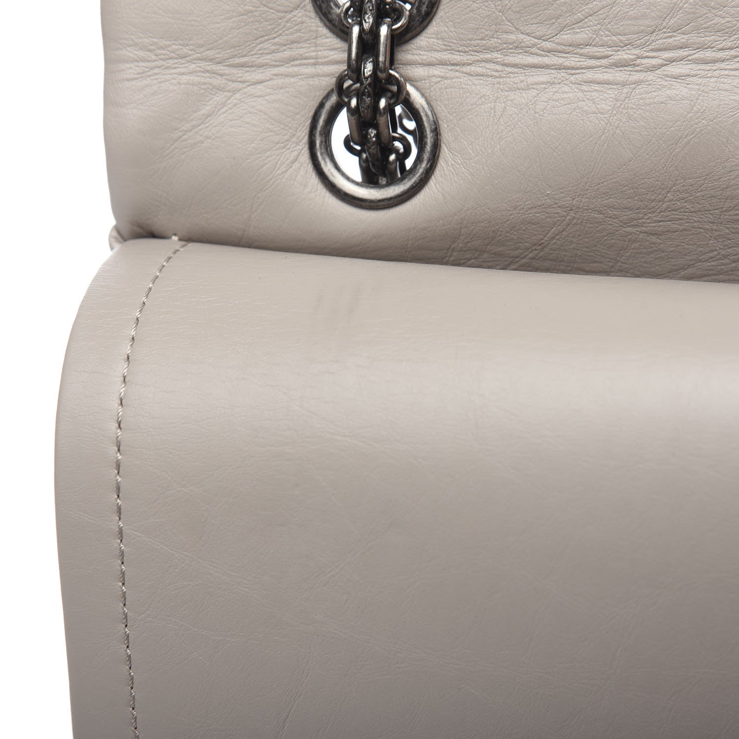 Chanel Aged Calfskin Quilted 2.55 Reissue 227 Flap Grey 8 of 11